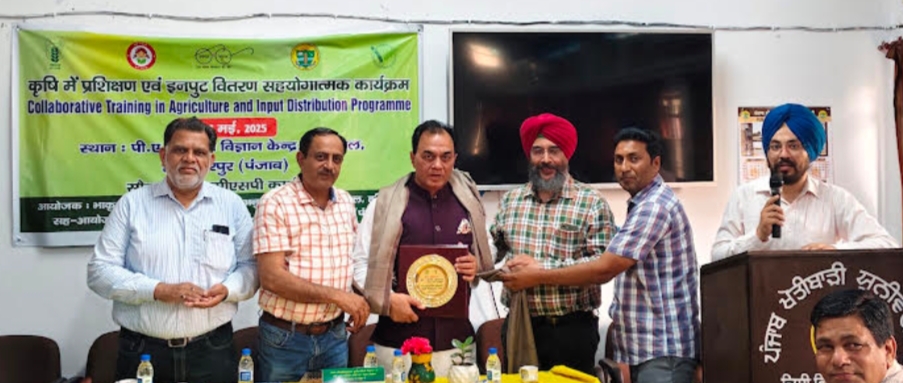 Agricultural training camp organized at Krishi Vigyan Kendra Bahowal.